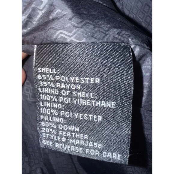 Be by Blanc Noir Black Gray Hooded Puffer Quilted Vest Size Large - Picture 7 of 13